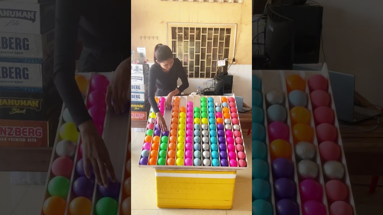 How to Solve the Color Balls Puzzle! 🔴🔵🟢