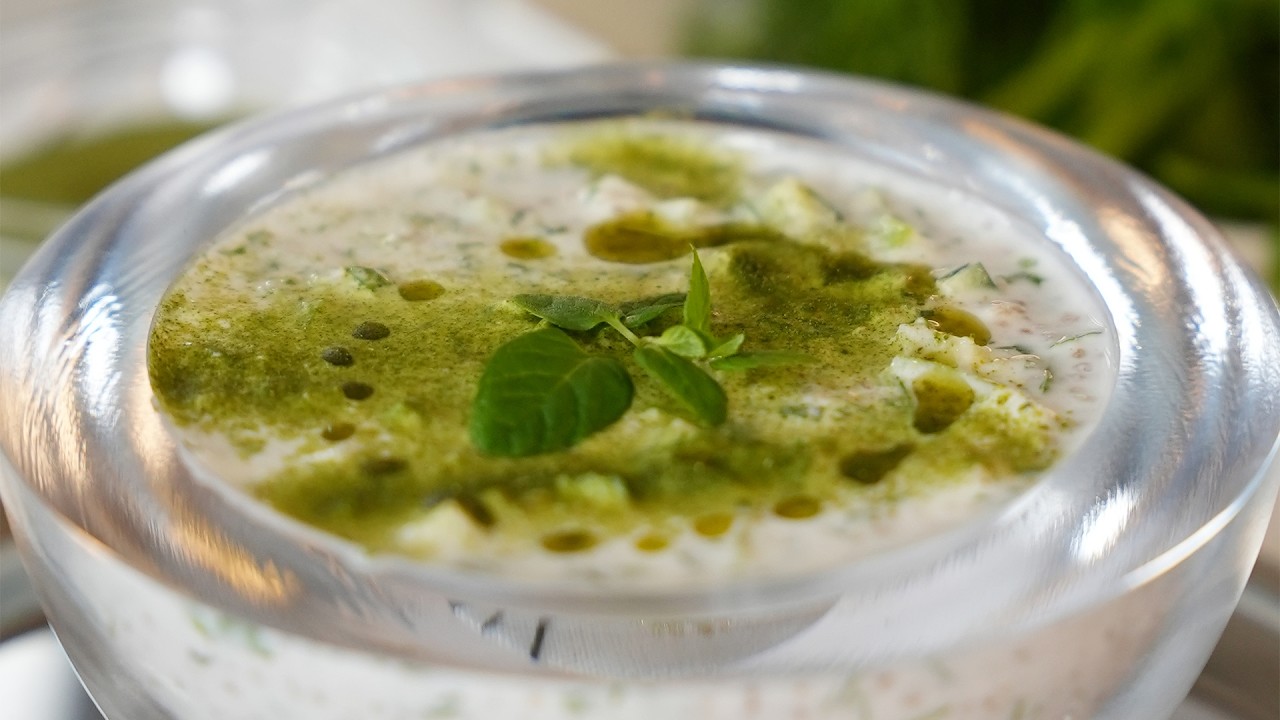 Kefirli Yeşil Cacık Tarifi