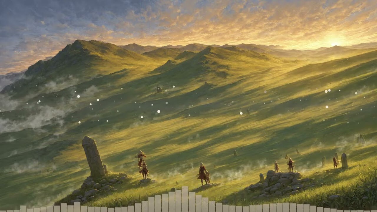 Celtic Fantasy Music – Peaceful Hills & Ancient Stones | Study / Work Ambient
