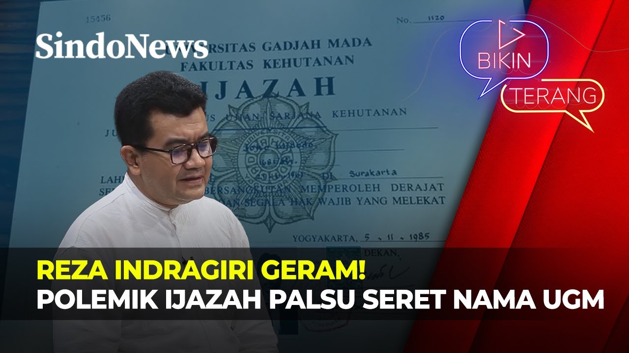 Reza Indragiri Geram! Polemik Ijazah Palsu Seret Nama UGM | Bikin Terang | 01/02