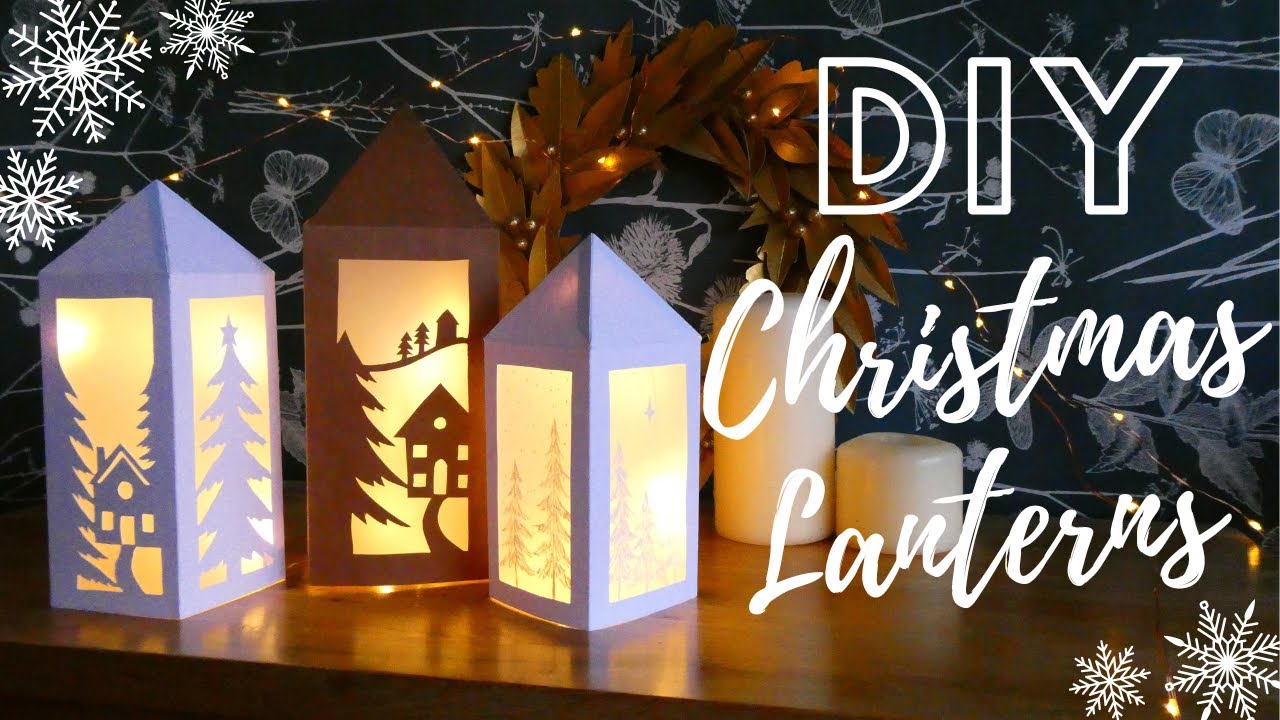 DIY Paper Lanterns | Christmas Crafts