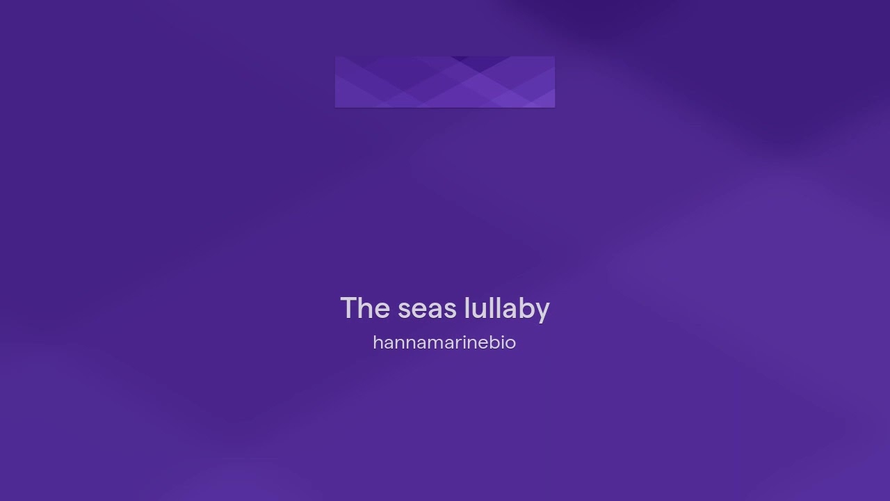The seas lullaby