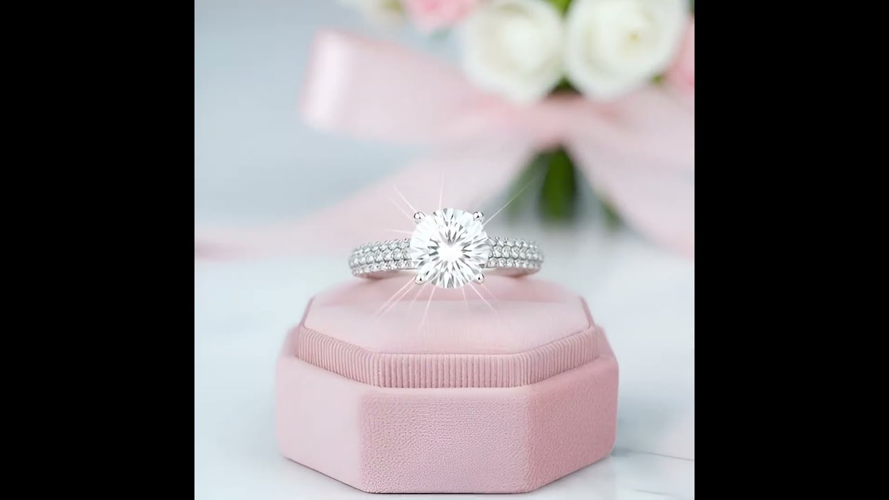 2.0 Ct Round Cut Diamond Option Engagement Ring- Affordable Diamonds From Black Diamonds- New York