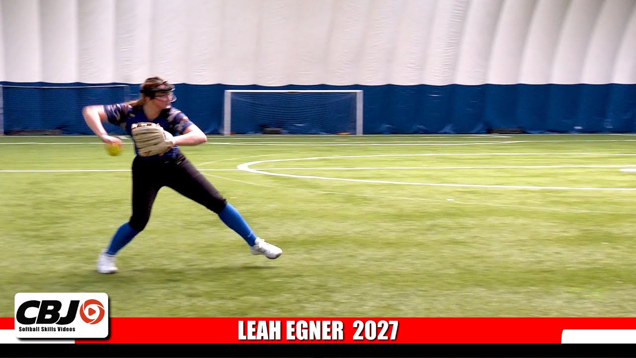 Leah Egner 2027 Outfielder/3rd Base Softball Skills Video