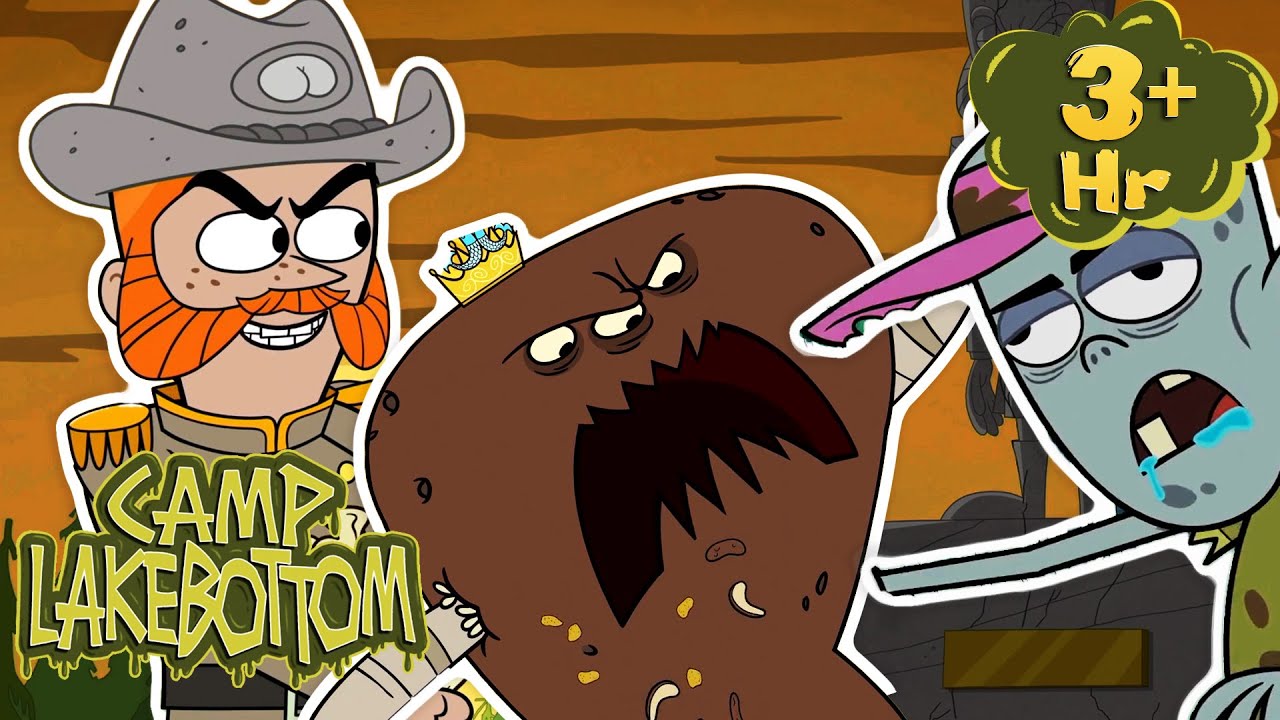 THE EVIL FORCES OF CAMP LAKEBOTTOM | Scary Cartoon for Kids | Full Episodes | Camp Lakebottom