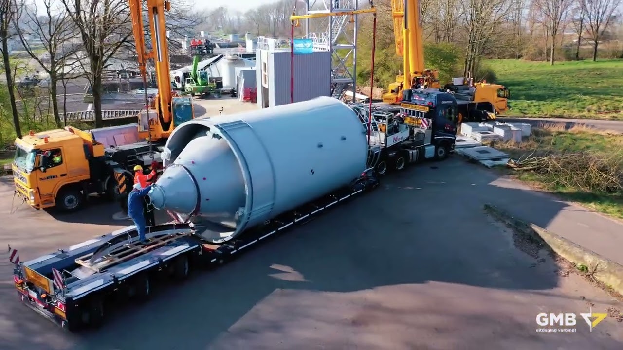 Plaatsing PACAS-installatie rioolwaterzuivering Oijen