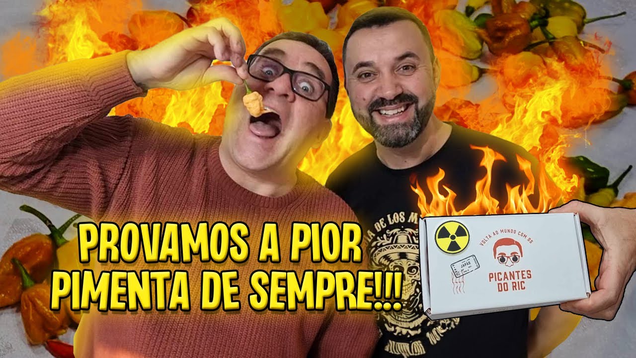 PROVAMOS A PIOR PIMENTA🌶 DE SEMPRE🔥 - RIC & ZEQUINHA