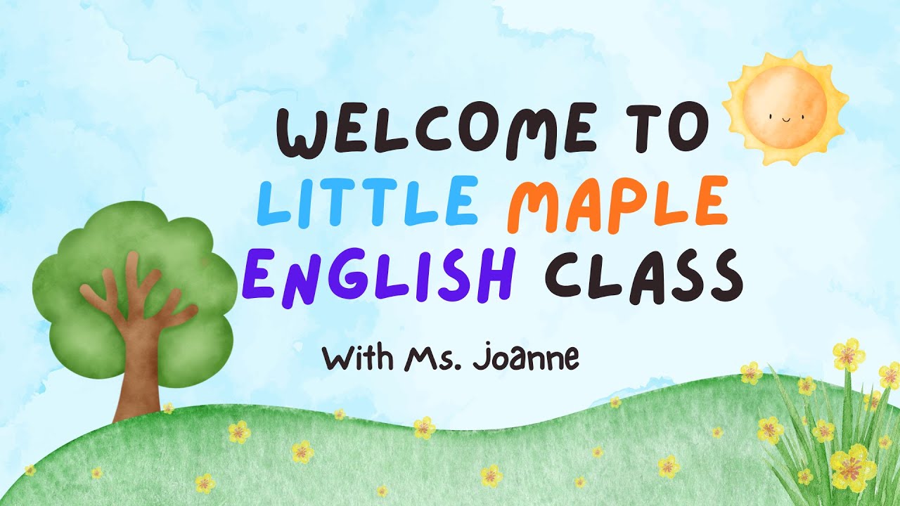Polite English | Greetings and Asking Nicely | Little Maple English with Ms Joanne