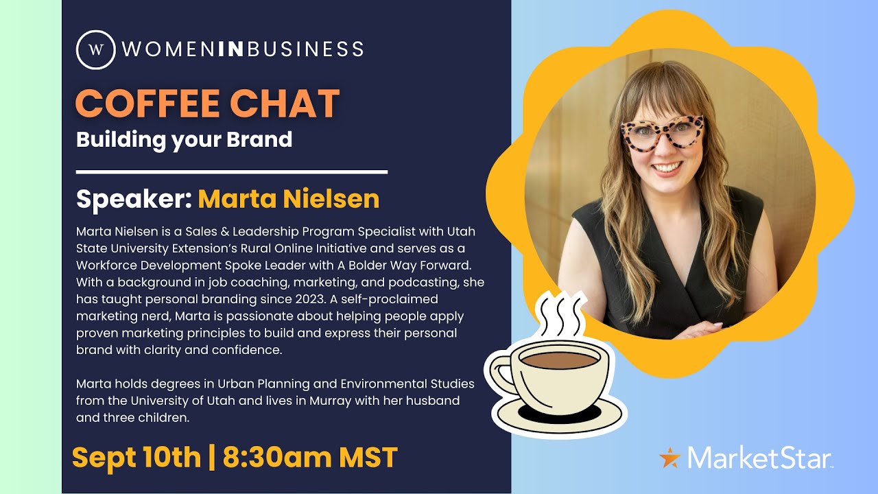 September Coffee Chat: Building Your Brand with Marta Nielsen