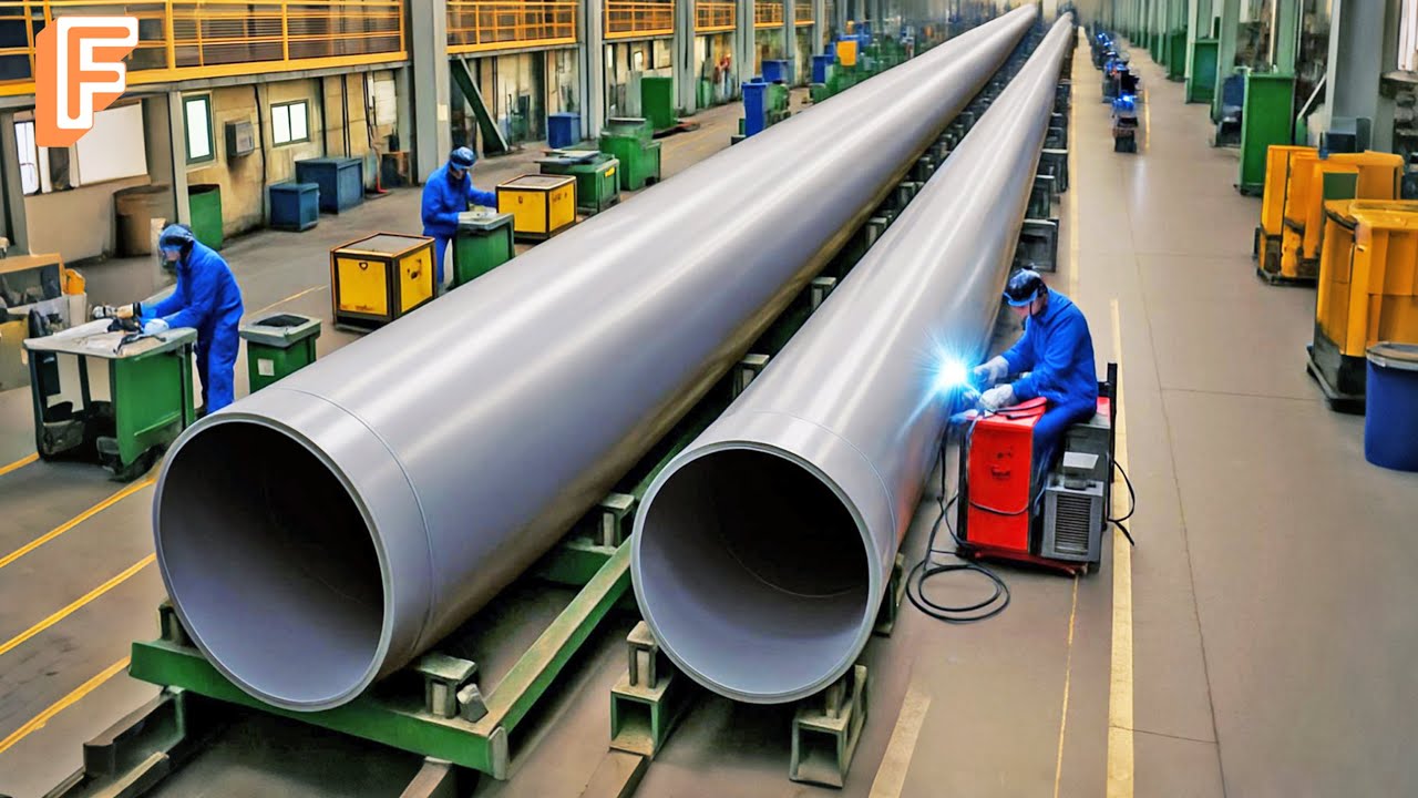 How Millions Of PVC Water Pipes Are Made In Massive Production Line
