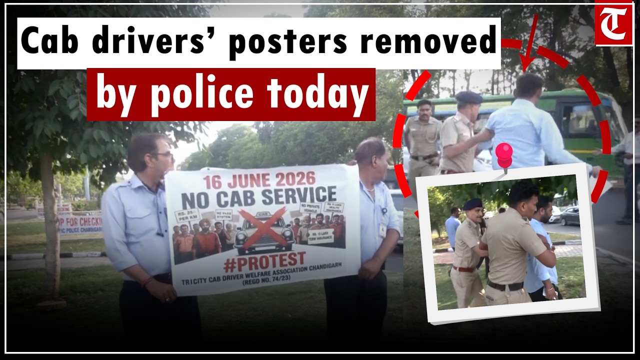 Chandigarh Police Disperse Cab Drivers Protesting Ahead of June 16 Stir