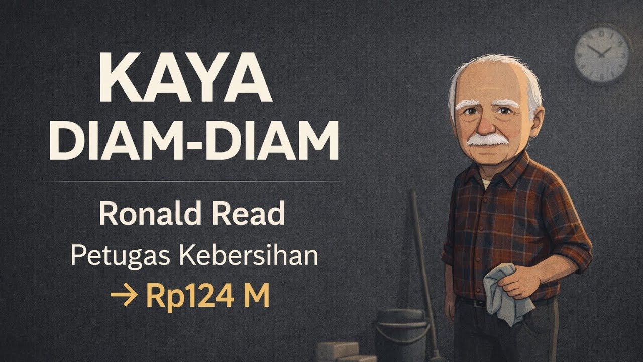 Cara Menjadi Kaya Walau Gaji Kecil | Kisah Nyata Ronald Read