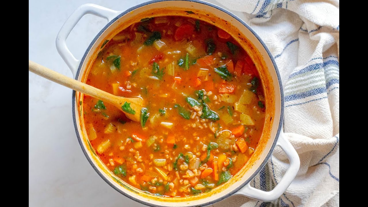 Cozy & Nutritious Vegetable Barley Soup | Easy Vegan Recipe for Fall & Winter!