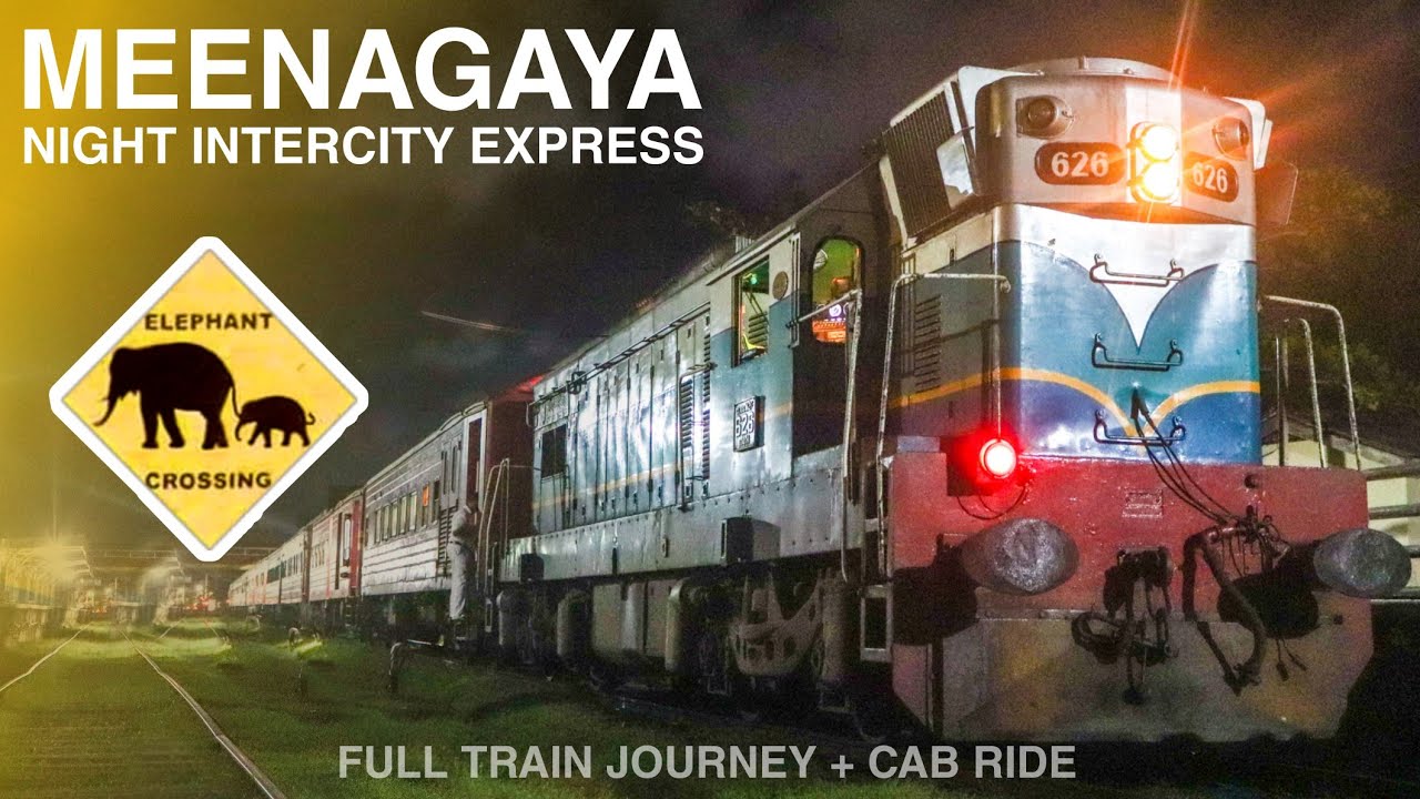 Batticaloa to Colombo Full Overnight Journey | Meenagaya ICE | මීනගයා නගරාන්තර ශීඝ්‍රගාමී දුම්රිය