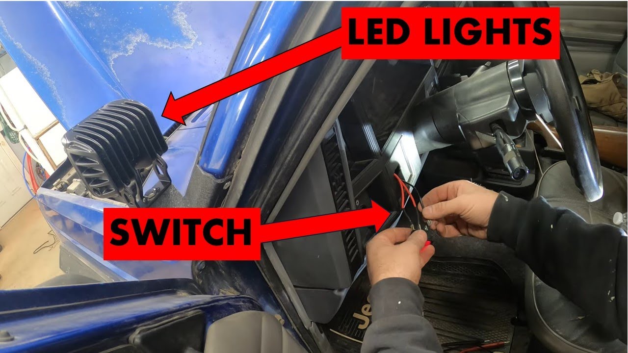 Установка светодиодного Pod Light