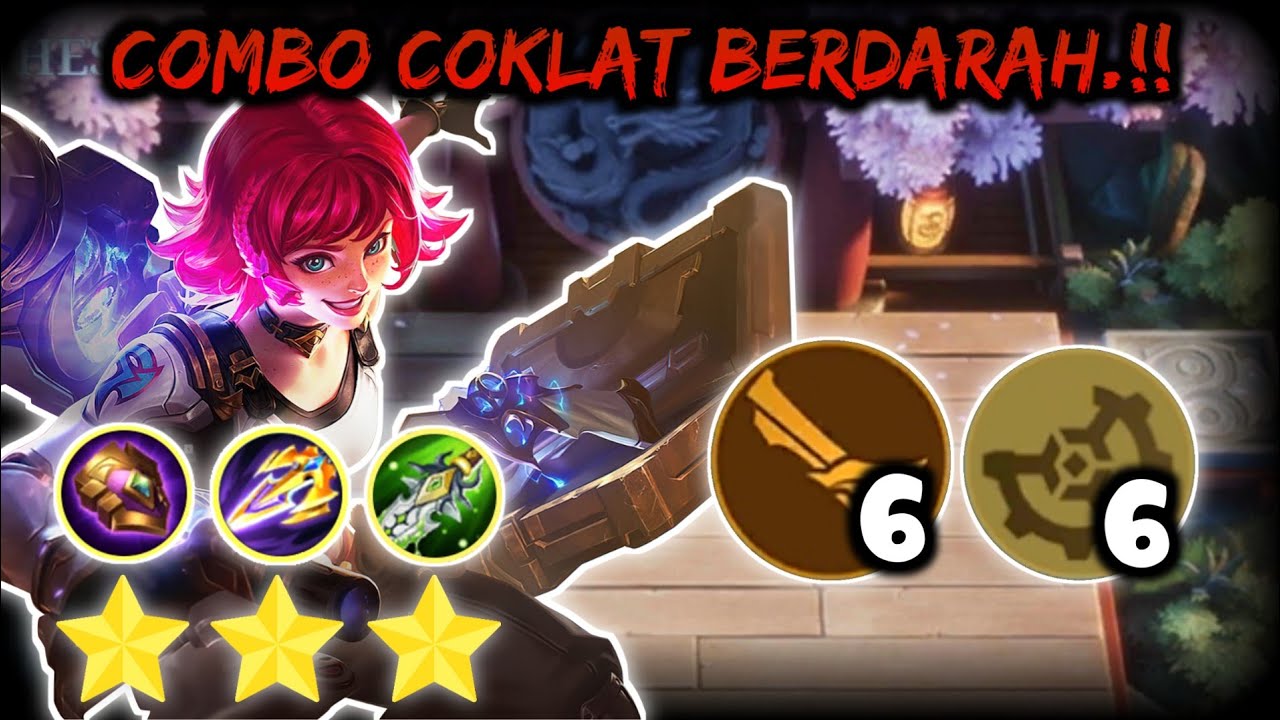 HYPER BEATRIX 3 STAR. COMBO COKLAT BERDARAH.!! MAGIC CHESS  MOBILE LEGEND