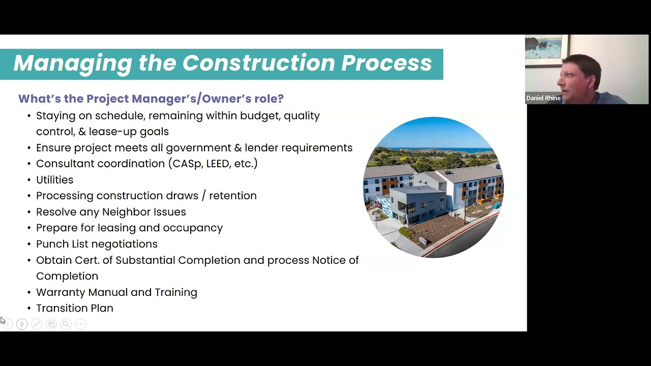 AH 101: How Affordable Housing Developers Manage Construction & Post-Construction Operations