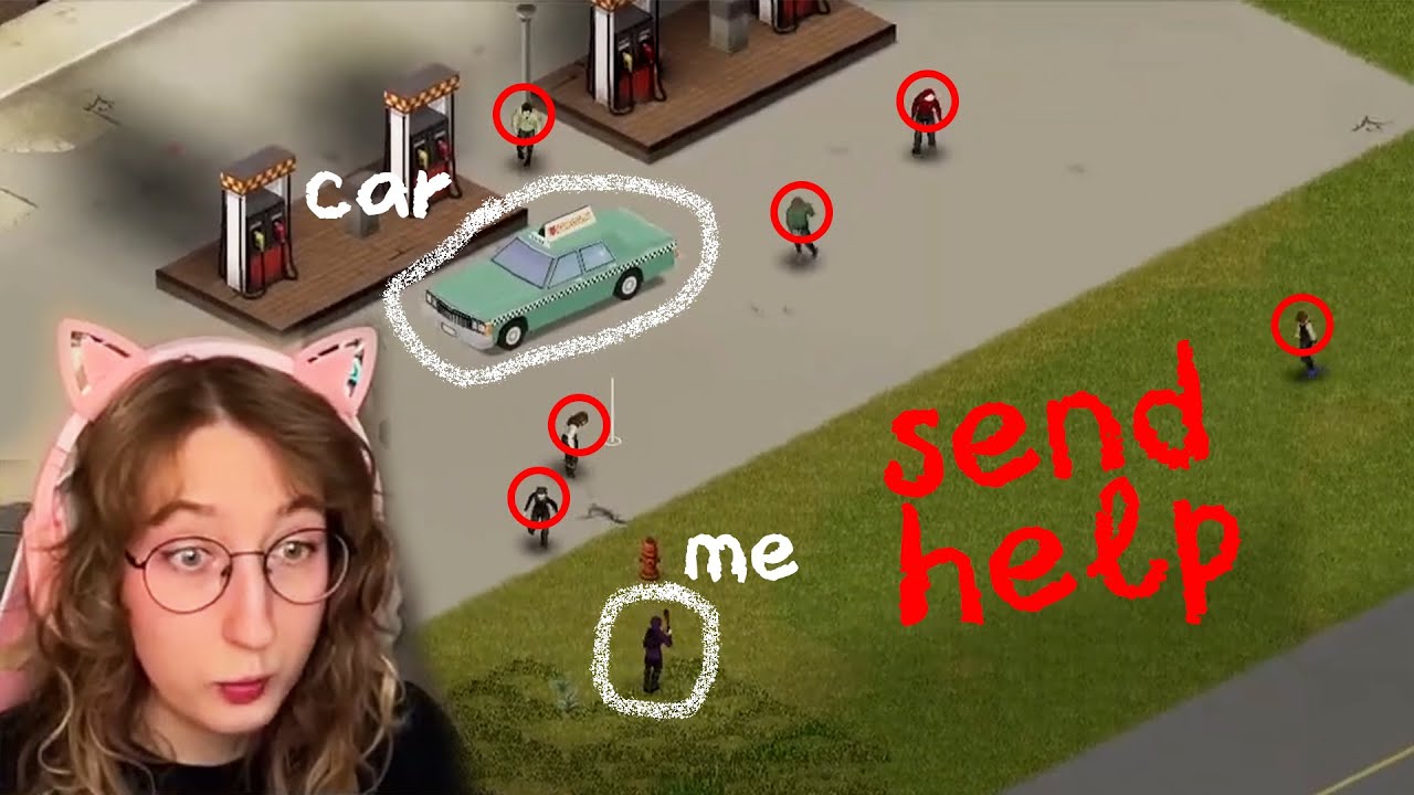 Can we clear the Gas Station without Dying? | Project Zomboid