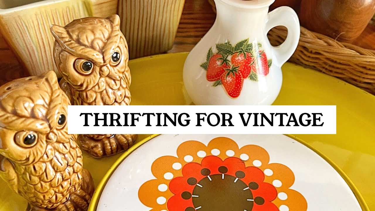 Thrifting for Vintage in Ohio & Thrift Haul
