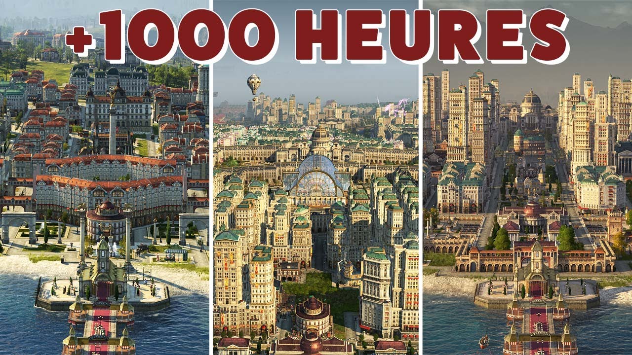Mes 3 plus GRANDES villes sur ANNO 1800 (après 1000 heures de jeu) !
