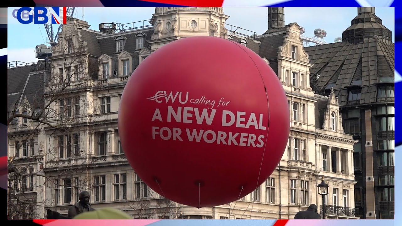 Royal Mail workers stage second day of strike action | Theo Chikomba reports