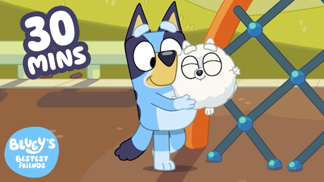 Friends Can Feel Like Family 💙 | 30 Minutes of LOVE | Bluey's Bestest Friends - Official Channel