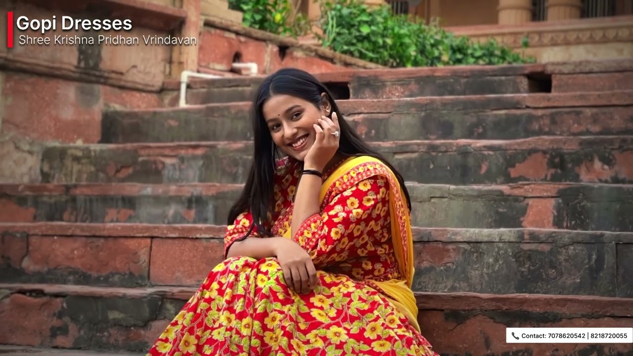 Discover the essence of Vrindavan traditional elegance at Shree Krishna Paridhan✨#viral #dailyvlog 