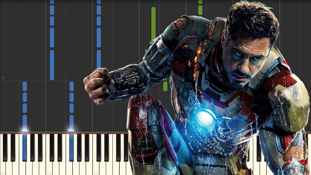 Ready Aim Fire - Iron Man 3 Theme - Imagine Dragons [Piano Tutorial] (Synthesia)