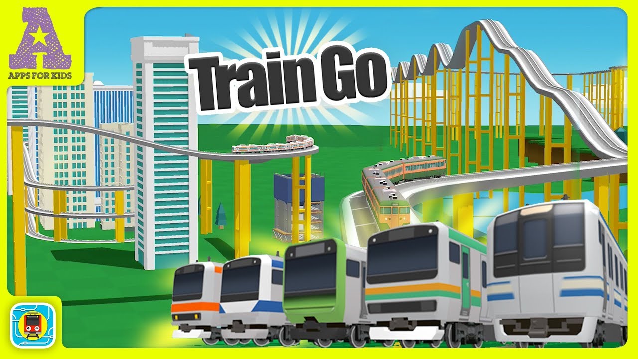 Create your very own tracks with TRAIN GO!