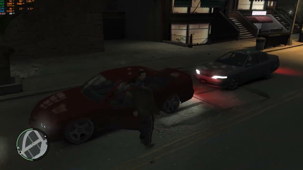Grand Theft Auto 4 Xeon E5 2640 V4 GTX 970 4GB 1440p 60fps test