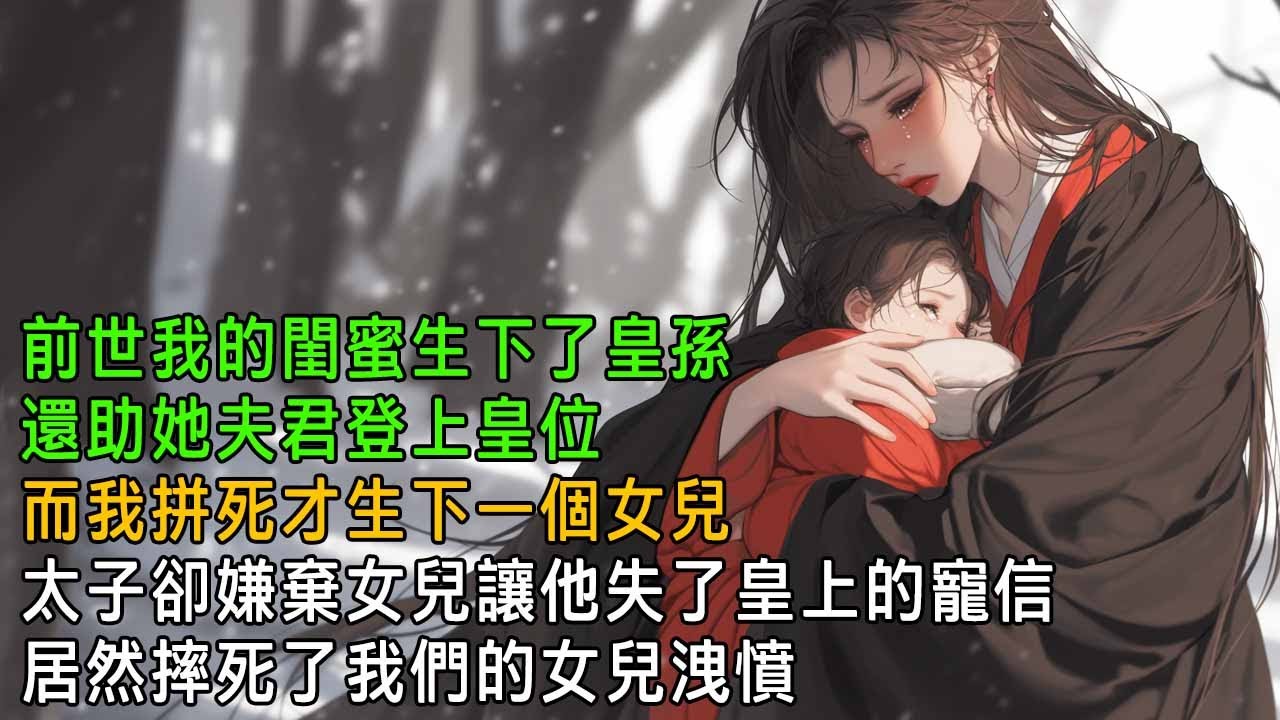 前世我的閨蜜生下了皇孫，還助她夫君登上皇位，而我拼死才生下一個女兒，太子嫌棄女兒讓他失了皇上的寵信，當著我的面，摔死了我們的女兒洩憤【一口氣看完】