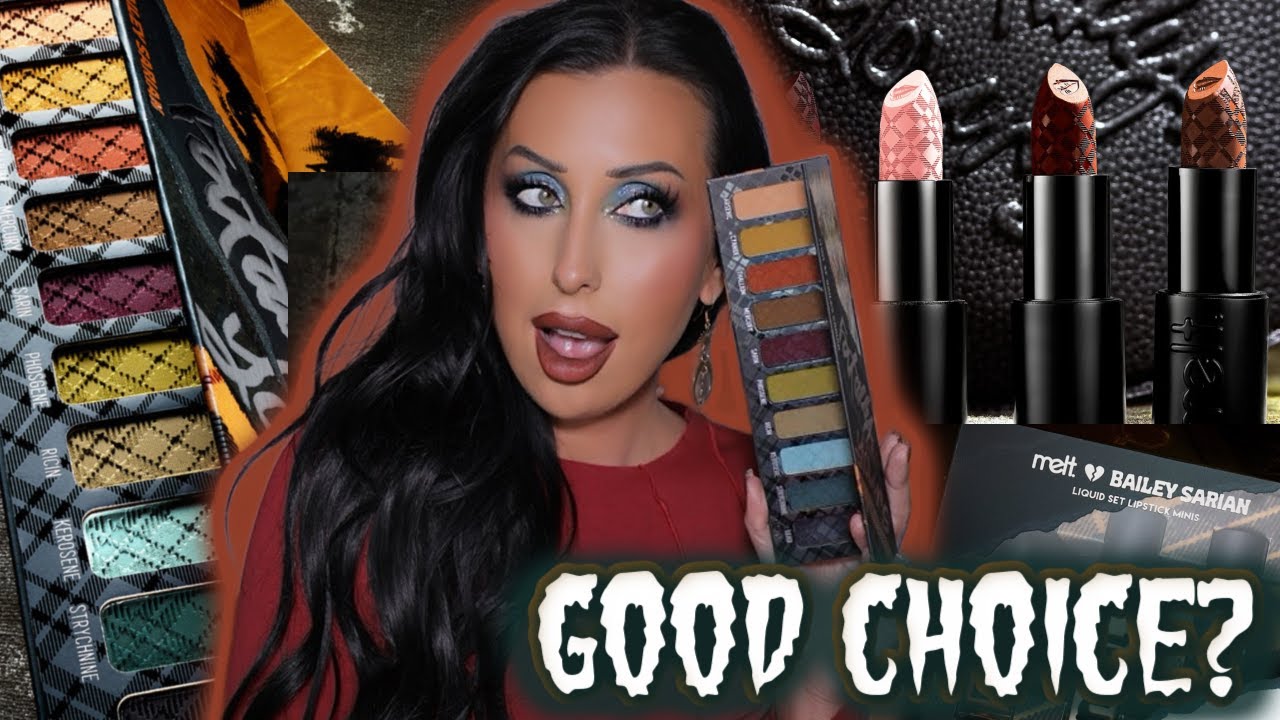 BAILEY SARIAN X MELT COSMETICS FATALLY YOURS COLLECTION | TUTORIAL & SWATCHES