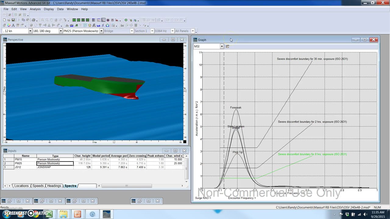 Using Maxsurf Motions for Vessel Seakeeping Analysis