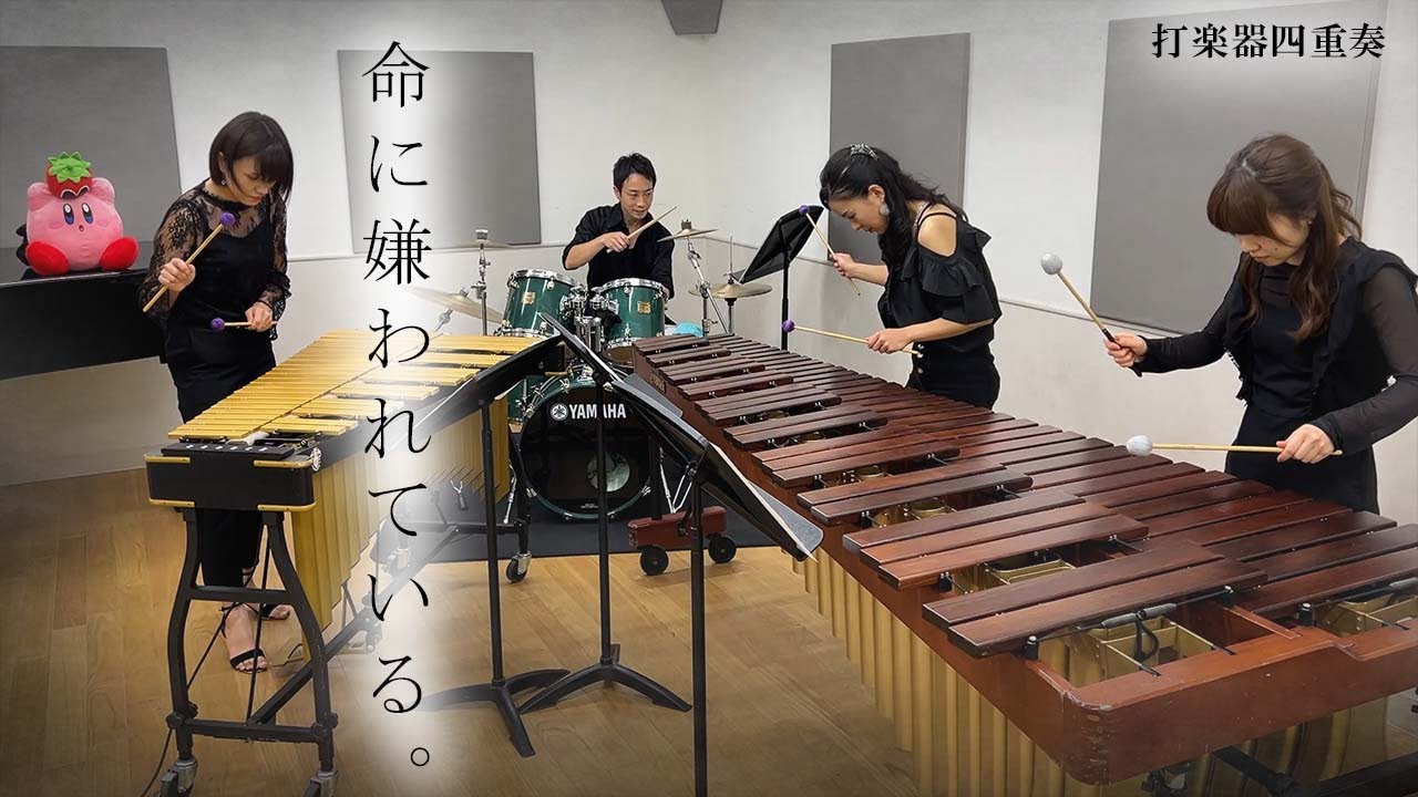 【打楽器4重奏】「命に嫌われている / カンザキイオリ」
