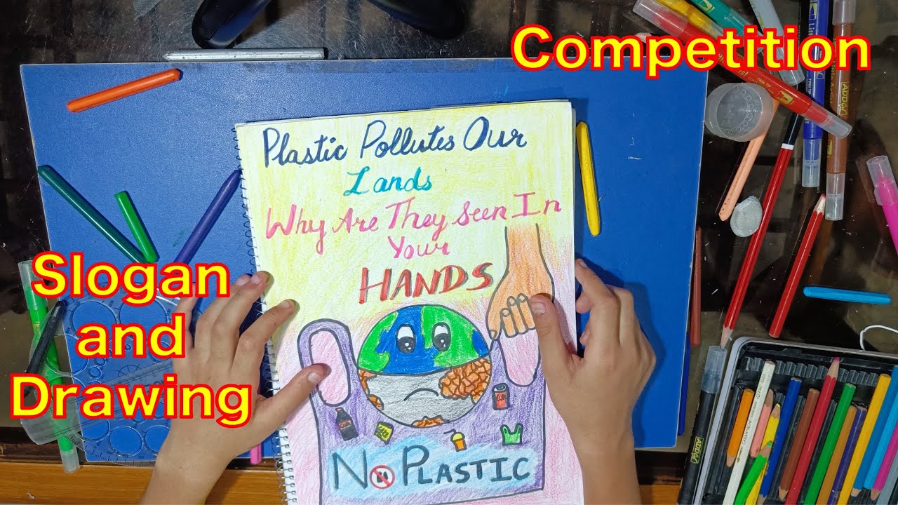 Prize Winning Slogan Writing Competition | Save environment poster drawing |Earth Day |#fireflyadvik