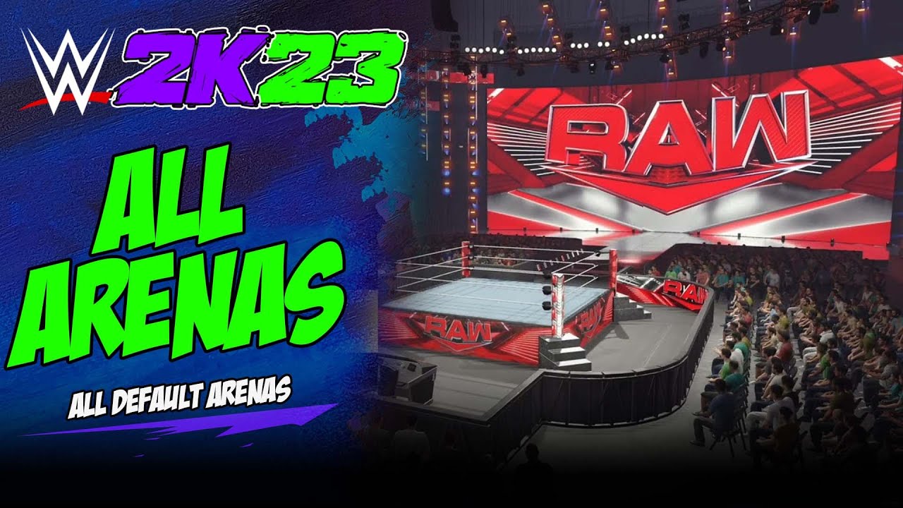 Все стандартные арены в WWE 2K23 | Добавлены новые арены, Clash At The Castle и т.д.