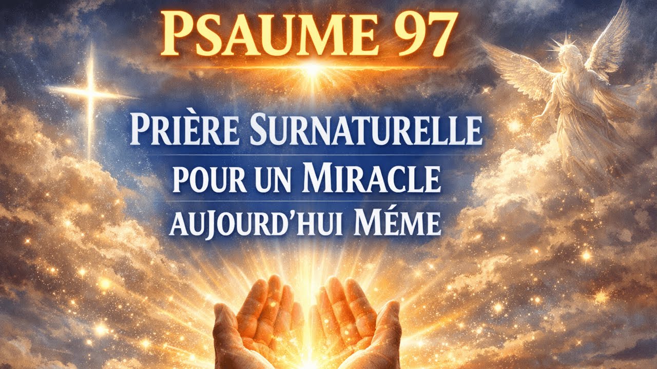 PSAUME 97 – PRIÈRE SURNATURELLE POUR UN MIRACLE AUJOURD’HUI MÊME