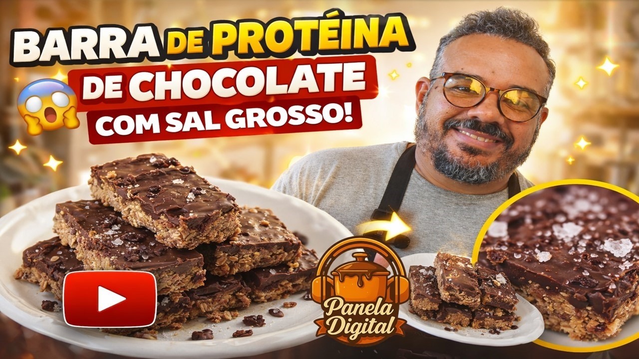 BARRA DE PROTEÍNA Fácil Prática e Rápida!!!