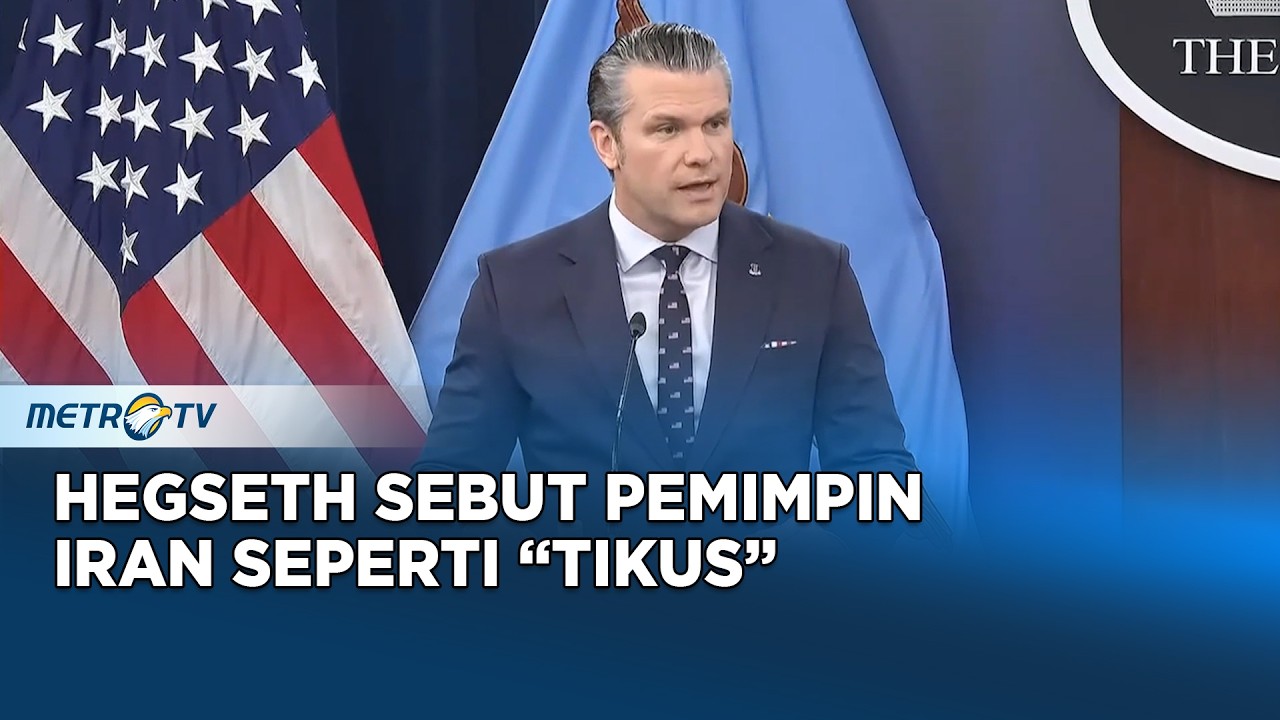 Hegseth: Pemimpin Iran Seperti “Tikus Yang Bersembunyi”