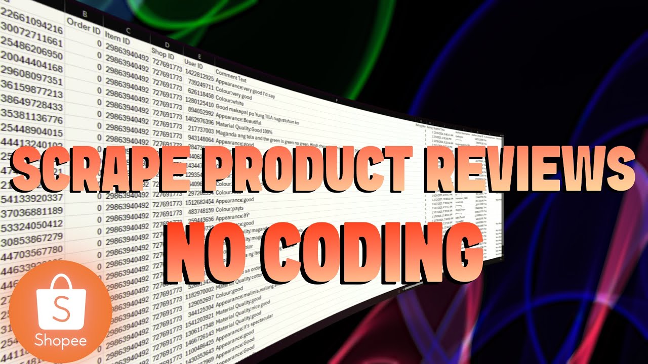 How To Scrape Shopee product reviews (No Code Needed)