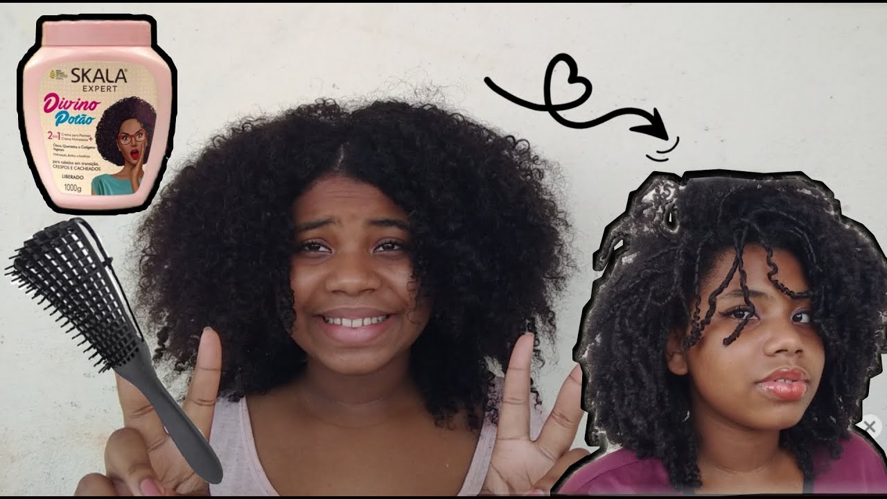 Testando o creme da skala divino potão pós BC 😬💘