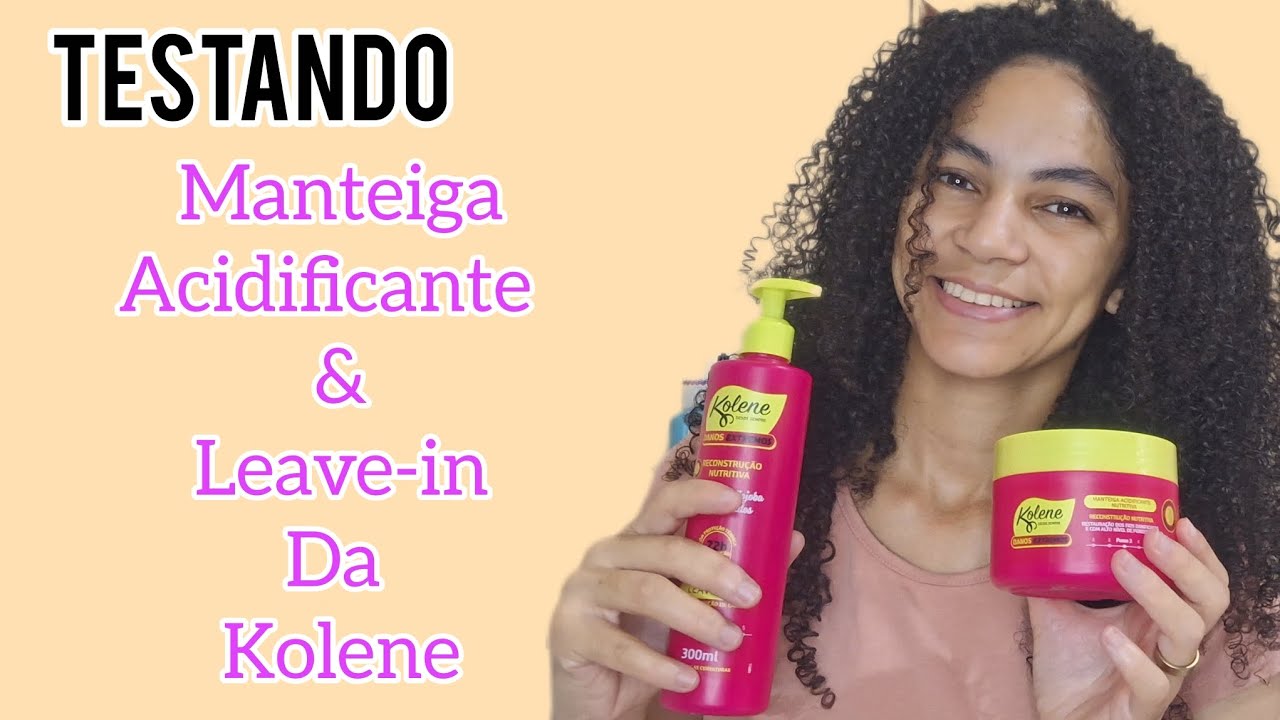 Fiz acidificação no meu cabelo e finalizei com leave-in danos extremos 