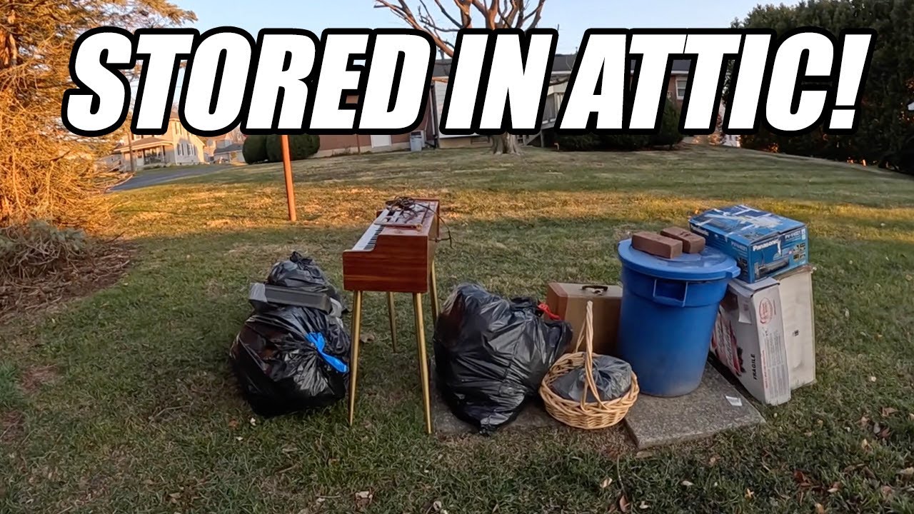 Stored Away For YEARS Now At The Curb! - Trash Picking Ep. 1019