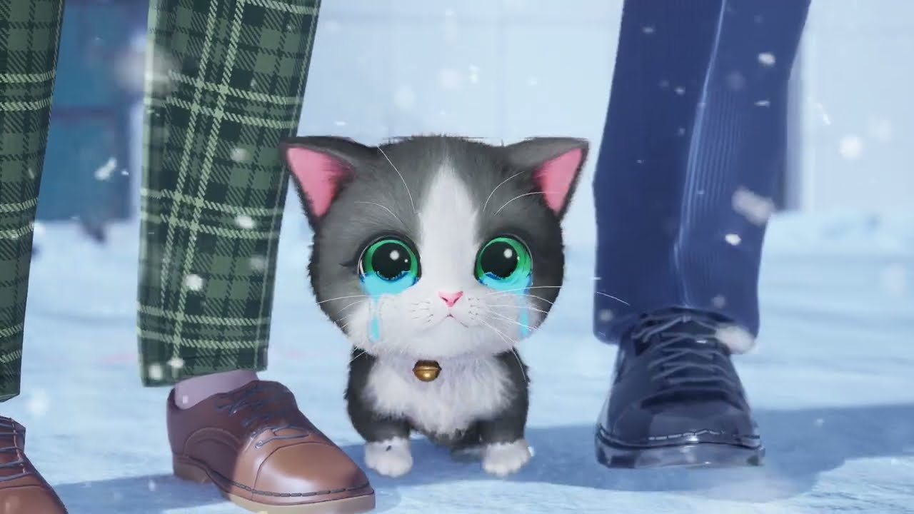 「KittenMatch3D」パズにゃん3D A mother can even sacrifice her life to protect her child.#cat #パズにゃん3D #game