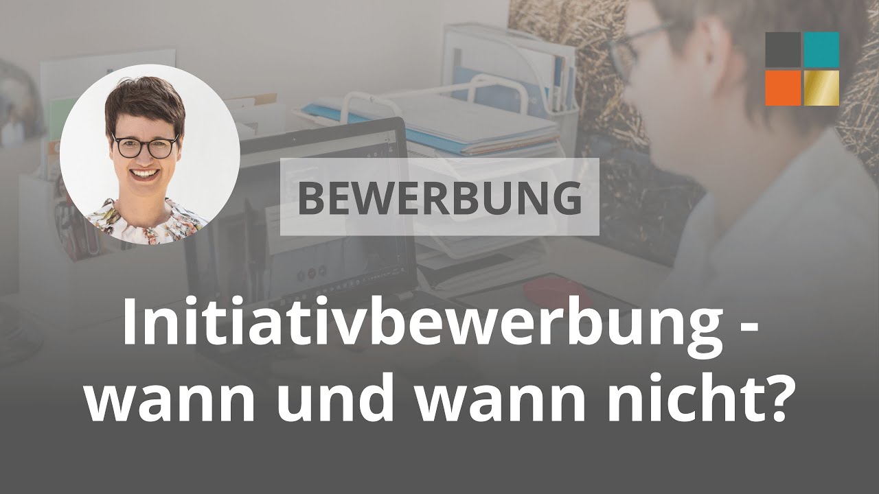 BEWERBUNG: Initiativbewerbung wann und wann nicht