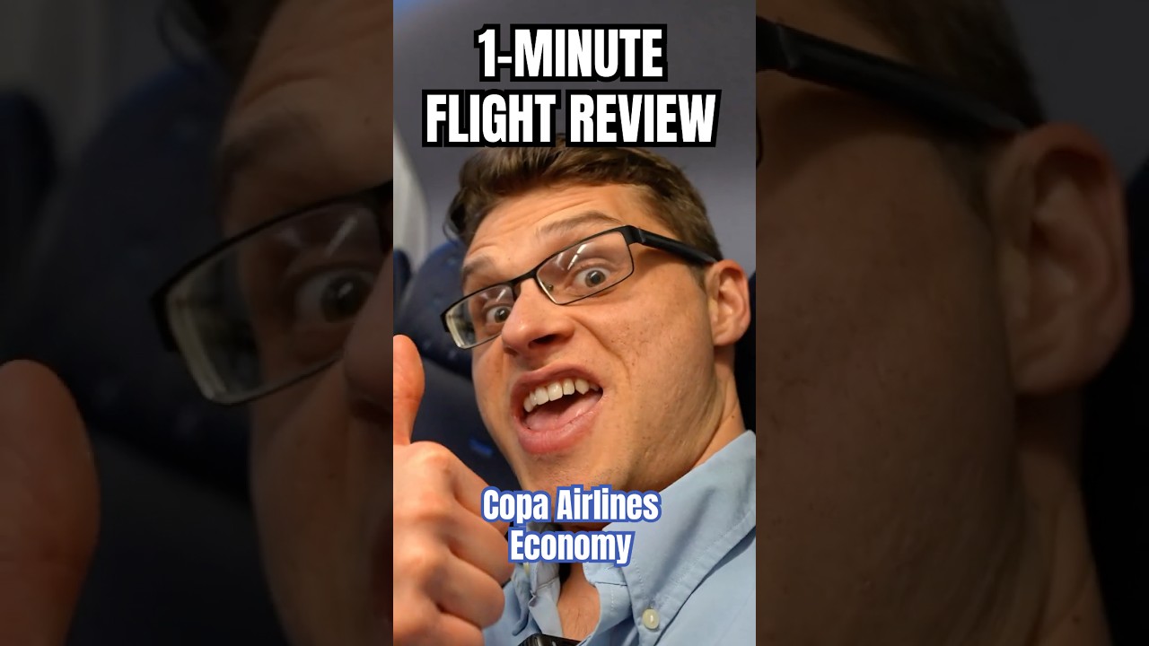 1-Minute Flight Review (Copa Airlines): Economy