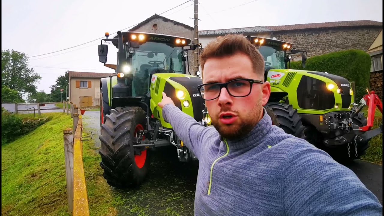 Des nouveaux phares Led et double giro pour les 2 Claas 😍