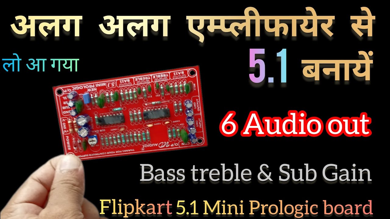Flipkart 5.1 Mini Prologic board | Unboxing & Review in Hindi
