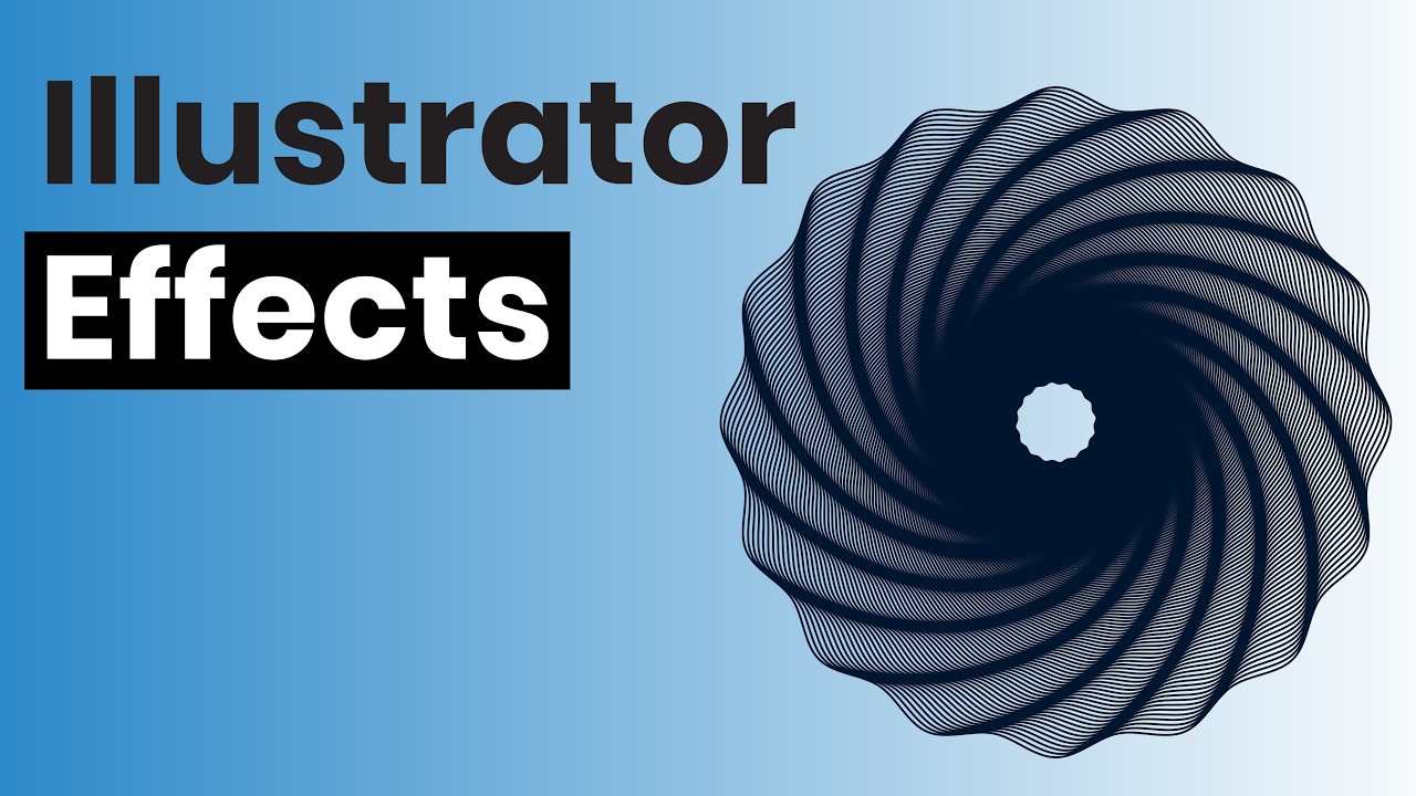 Create Amazing Circle Design in Illustrator | Transform & Zigzag
