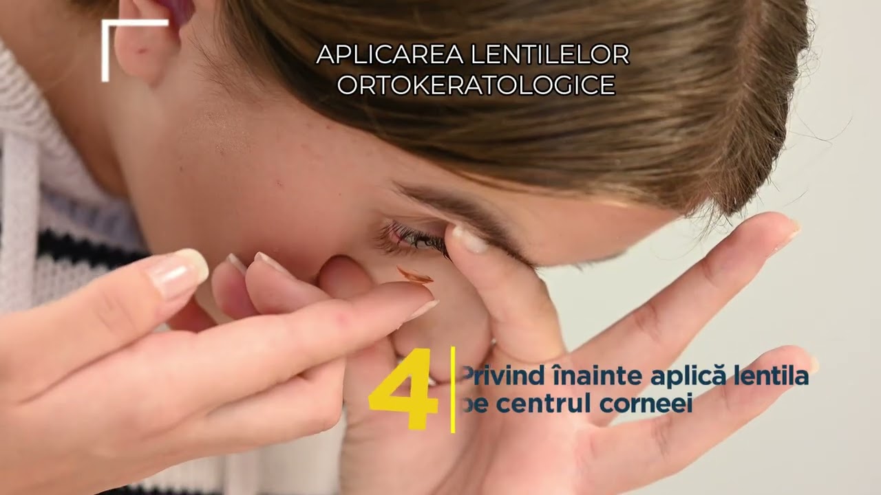 Ghid aplicare și scoatere lentile dure